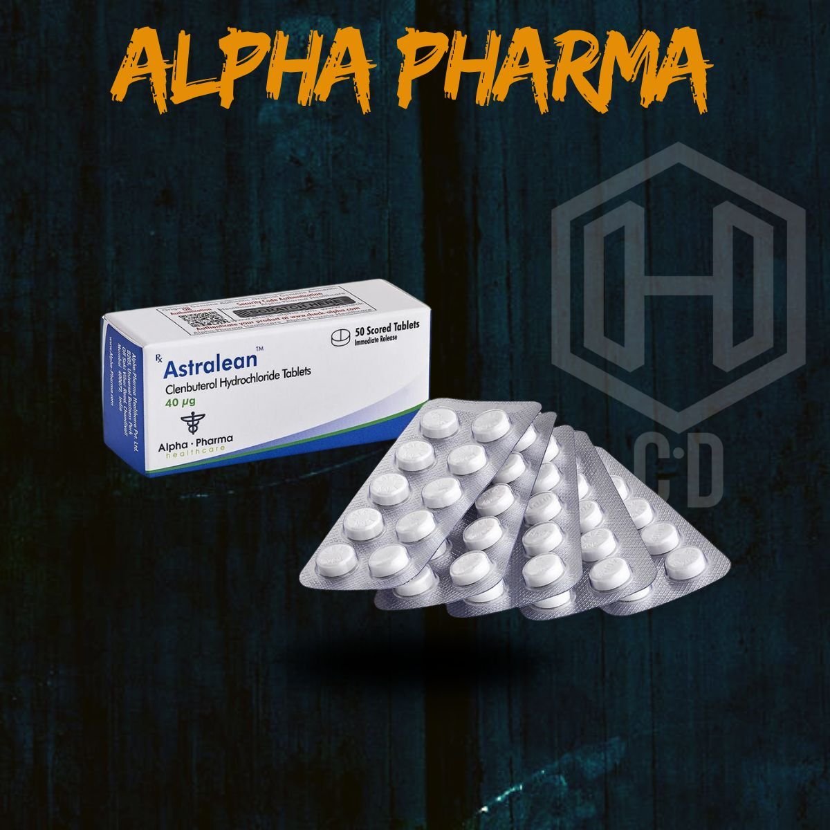Clembuterol 50 Tabs Alpha Pharma — Alpha Pharma