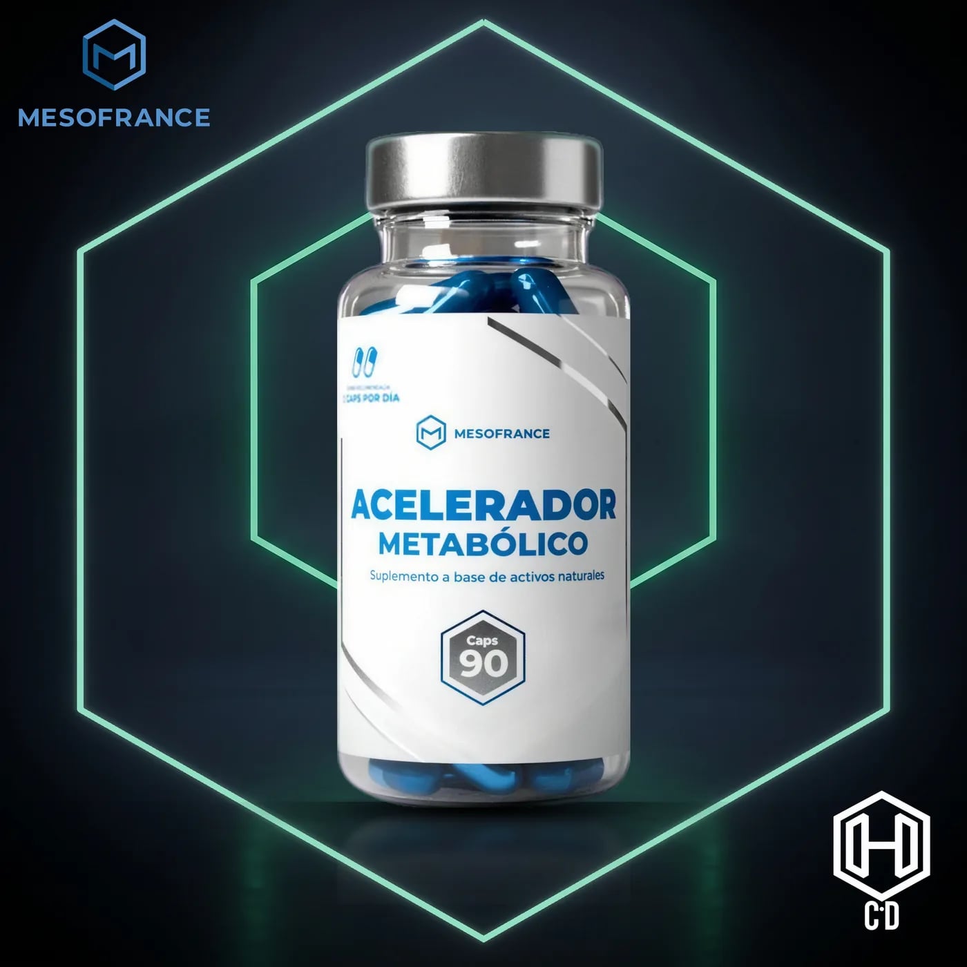 Acelerador Metabolico Mesofrance — vista frontal