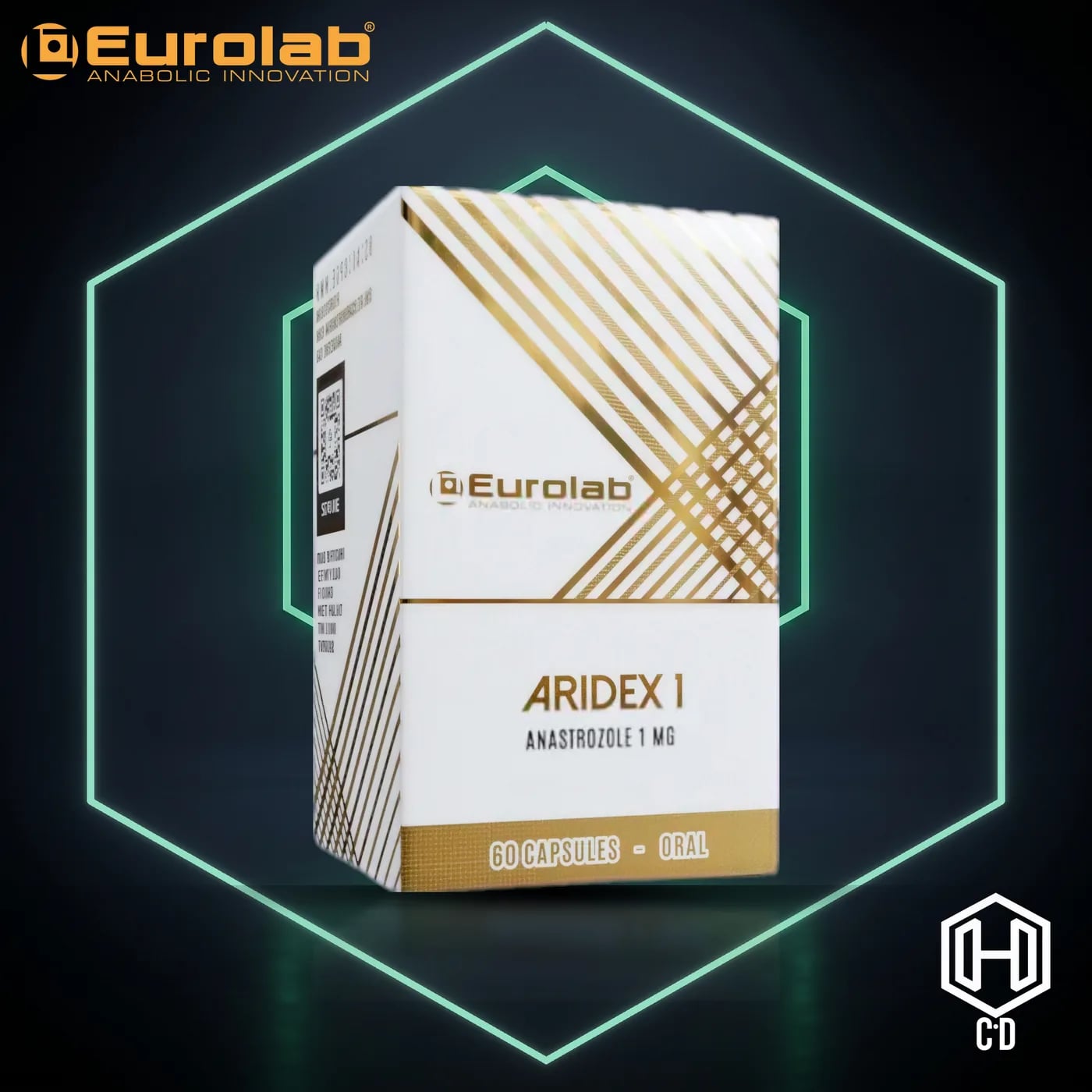 Anastrozol Euro Labs — vista frontal