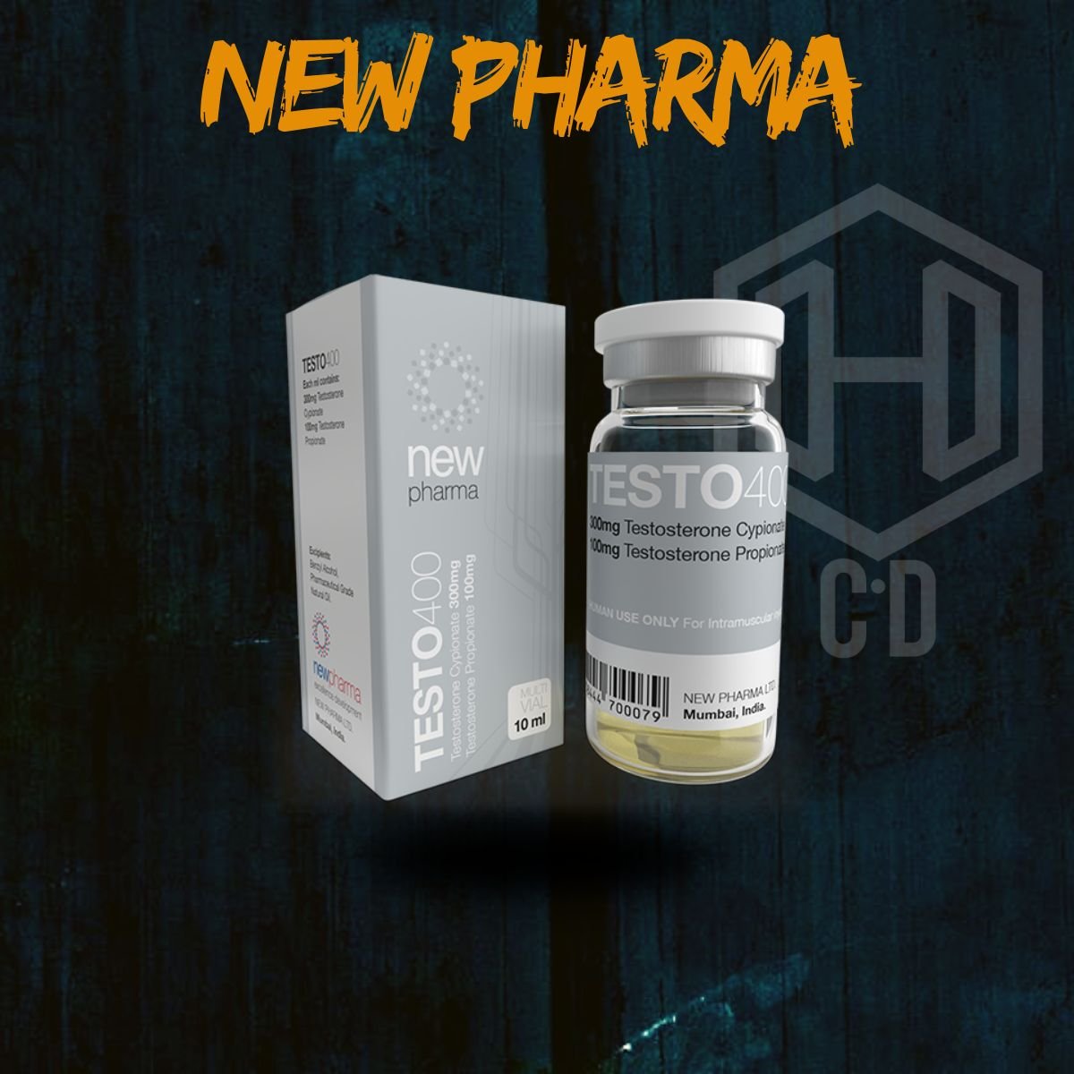 Testosterona 400 Mg New Pharma — New Pharma