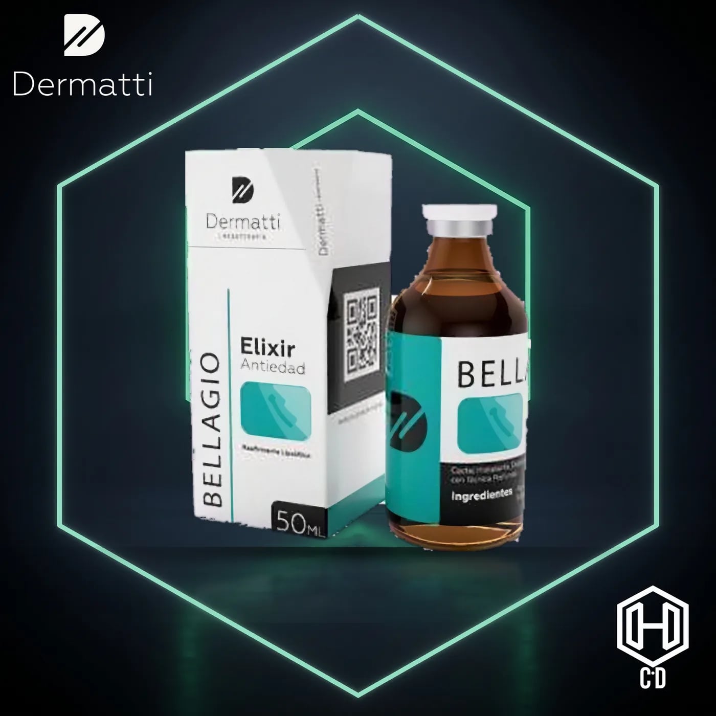Bellagio Elixir Antiedad Dermatti — vista frontal