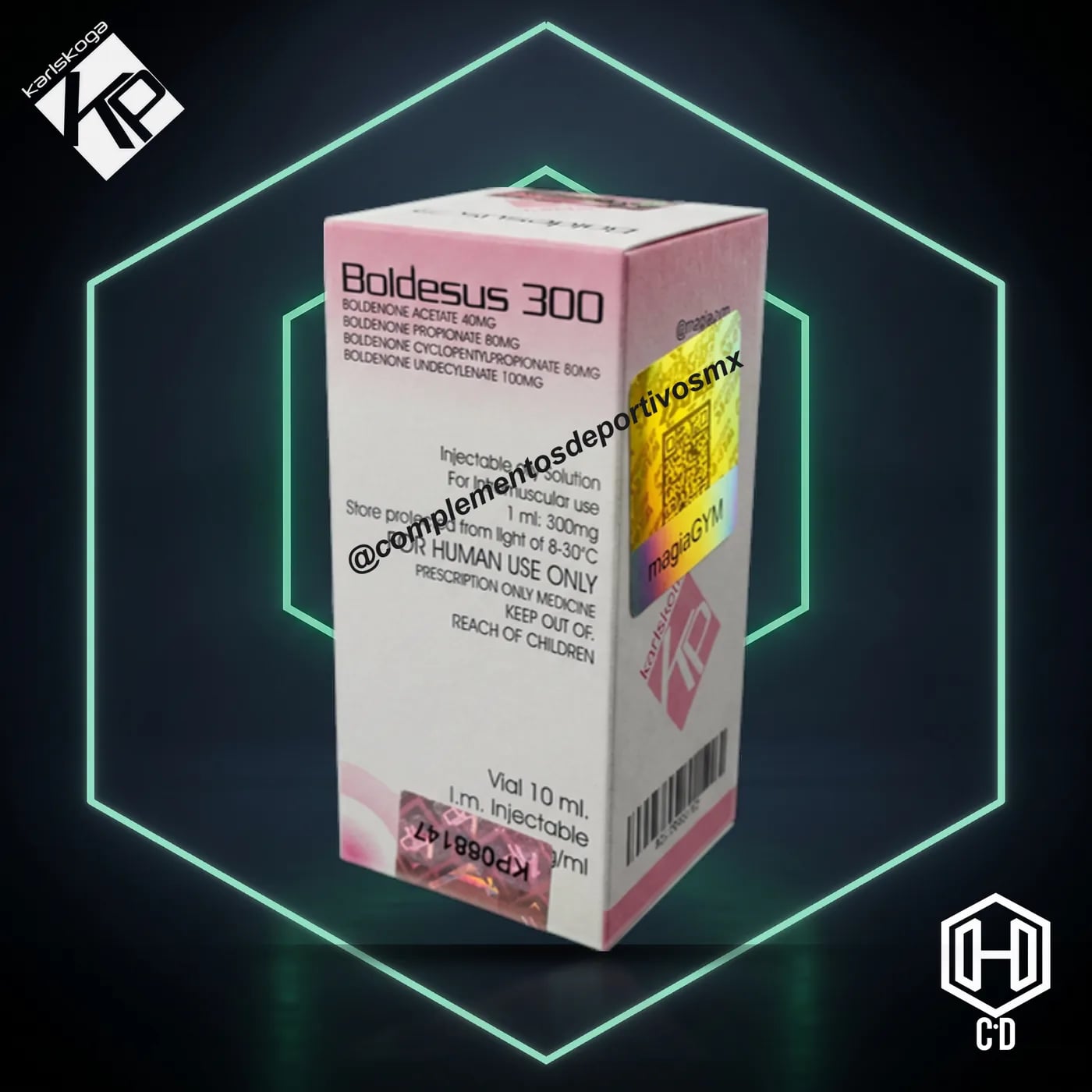 Boldenona Plus Karlskoga Pharma — vista frontal