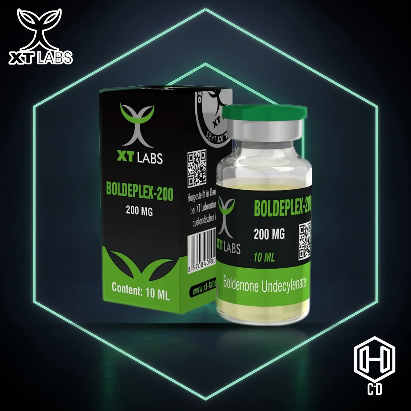 Boldenona XT Labs — vista frontal