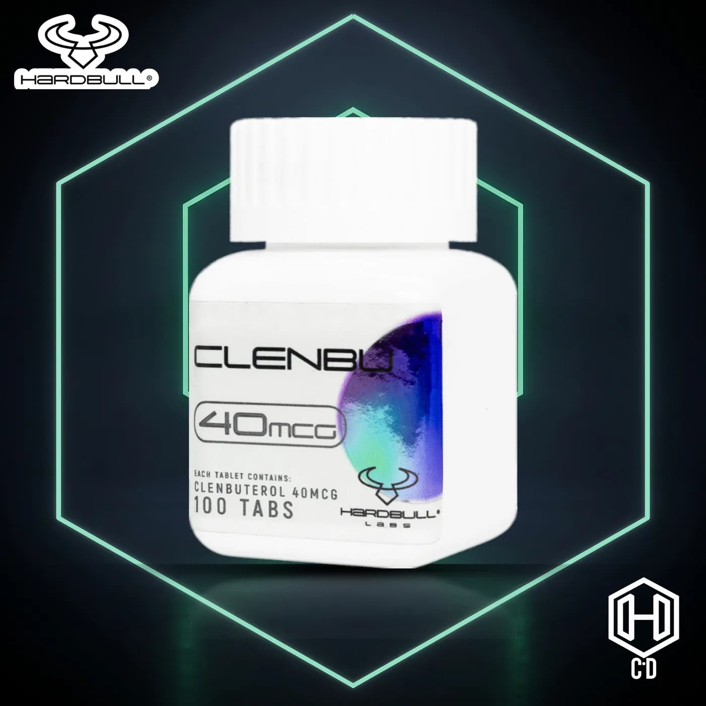 Clembuterol Hard Bull HardBull — vista frontal