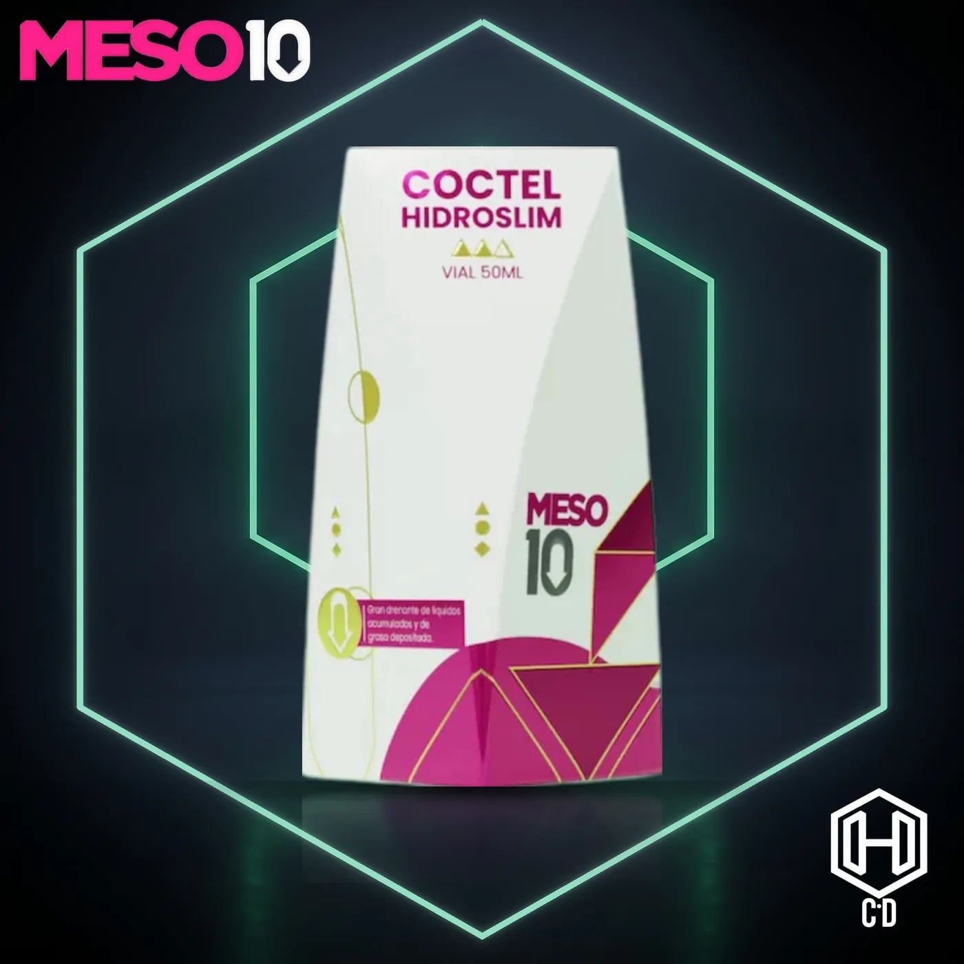 Coctel Hidroslim Meso 10 — vista frontal