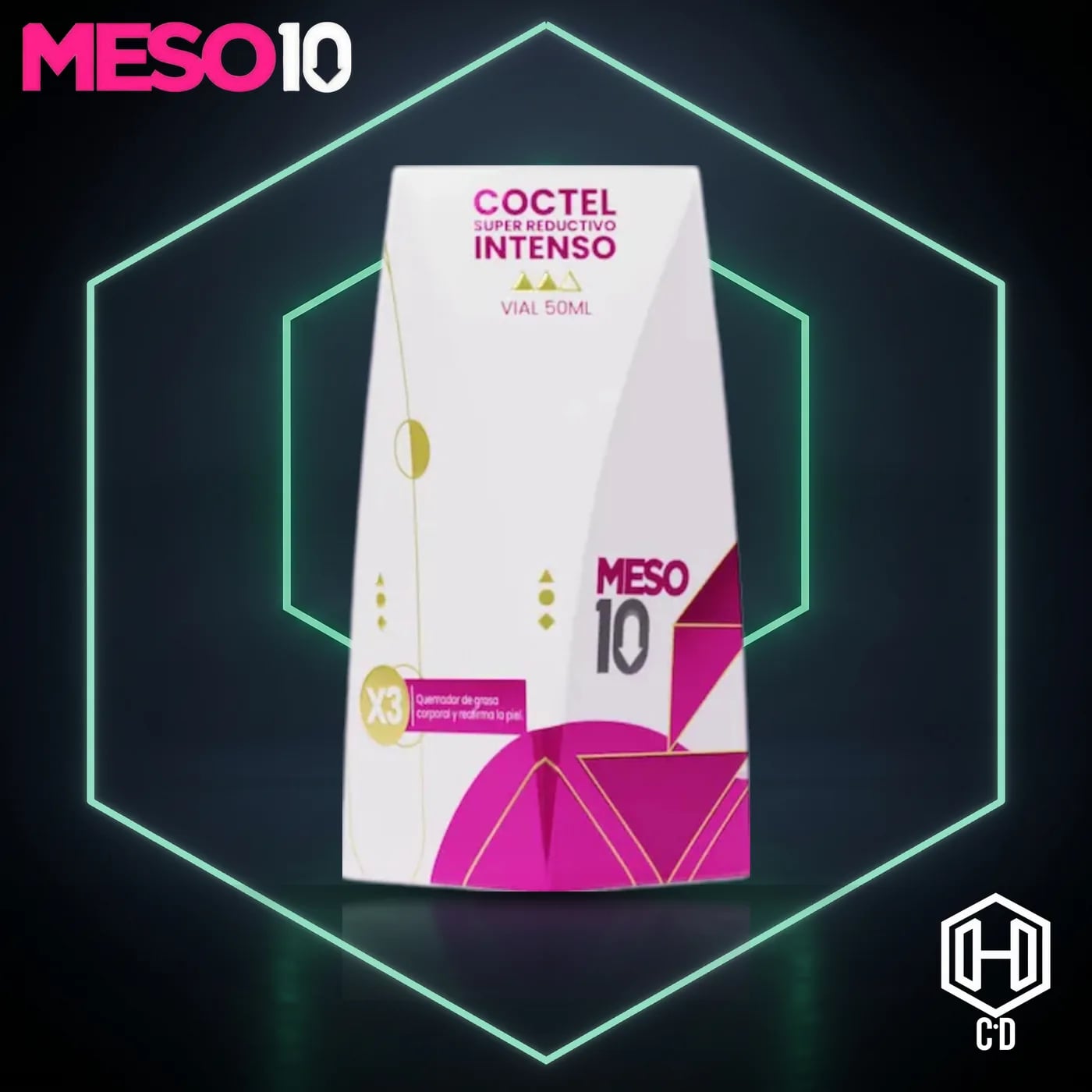 Coctel Super Reductivo Meso 10 — vista frontal