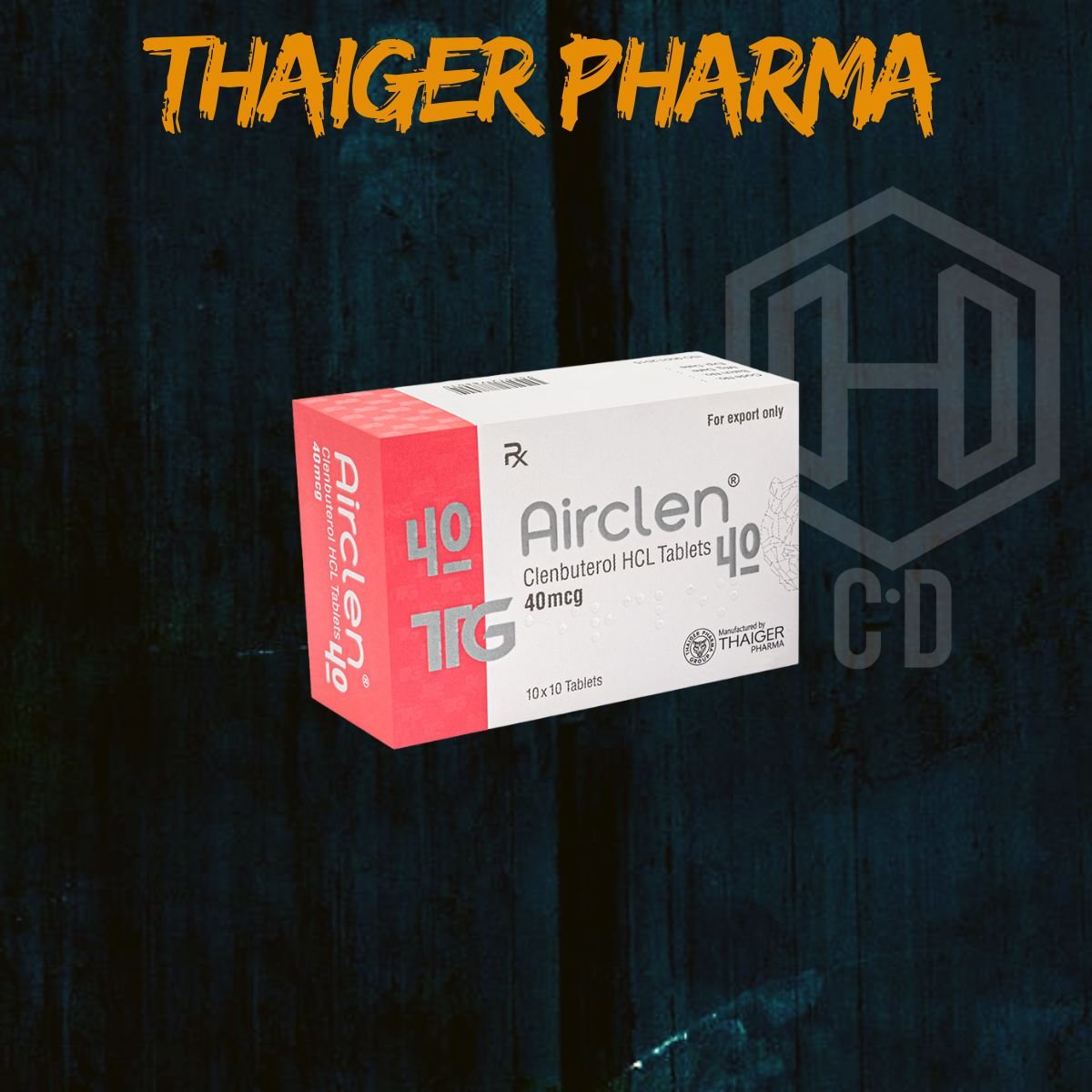 Clembuterol 40 Mcg Thaiger Pharma — Thaiger Pharma