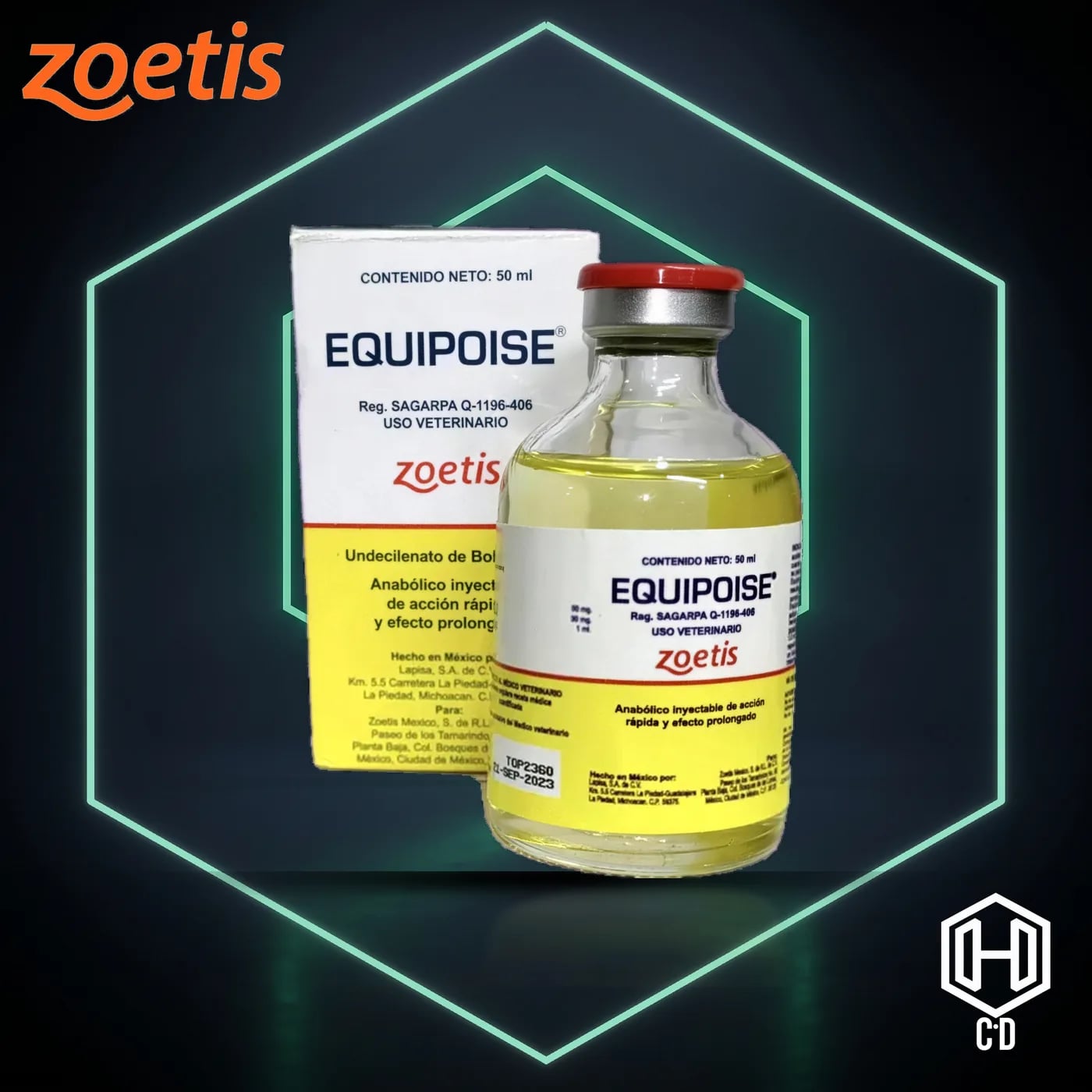 Equipoise Zoetis — vista frontal
