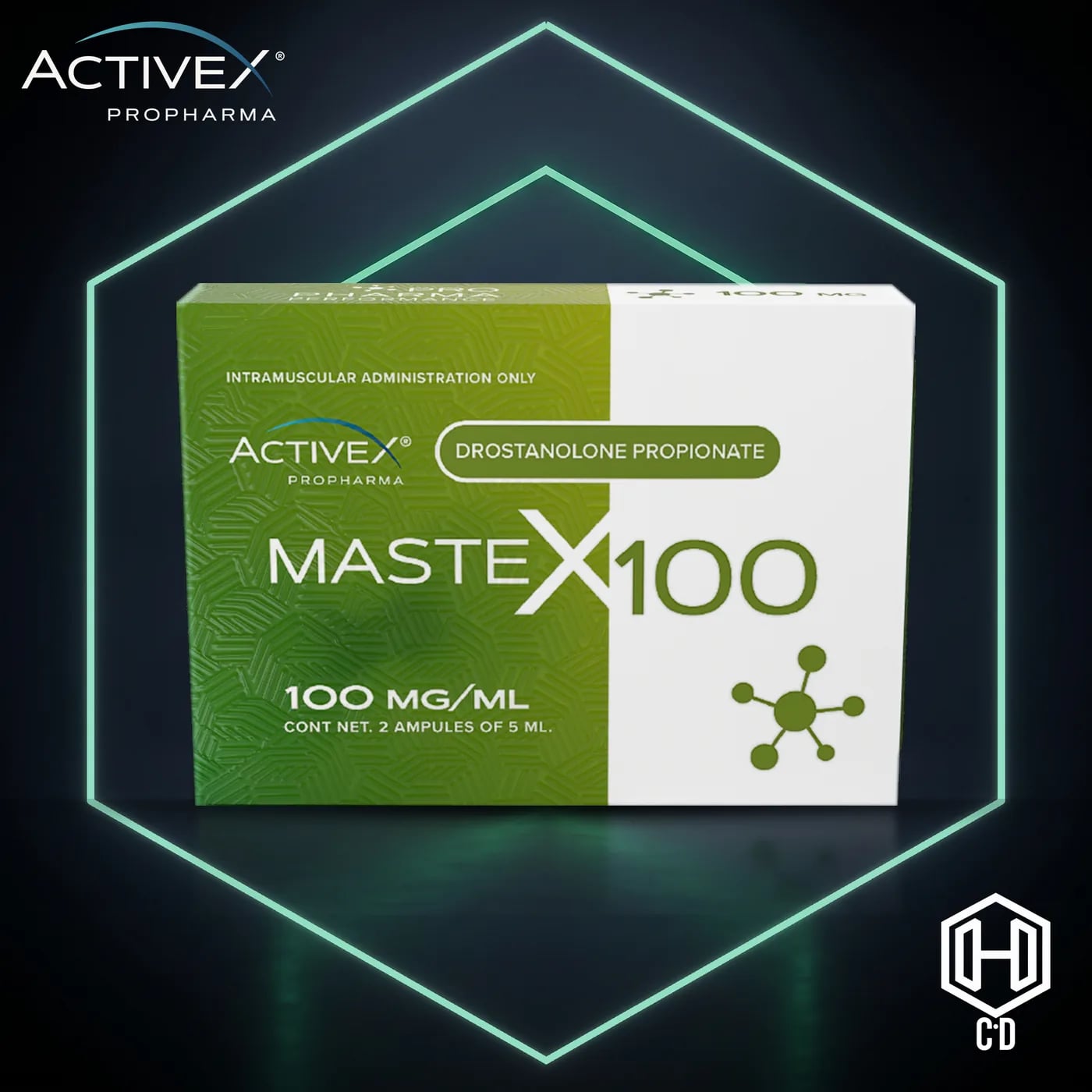 Masteron Activex — vista frontal