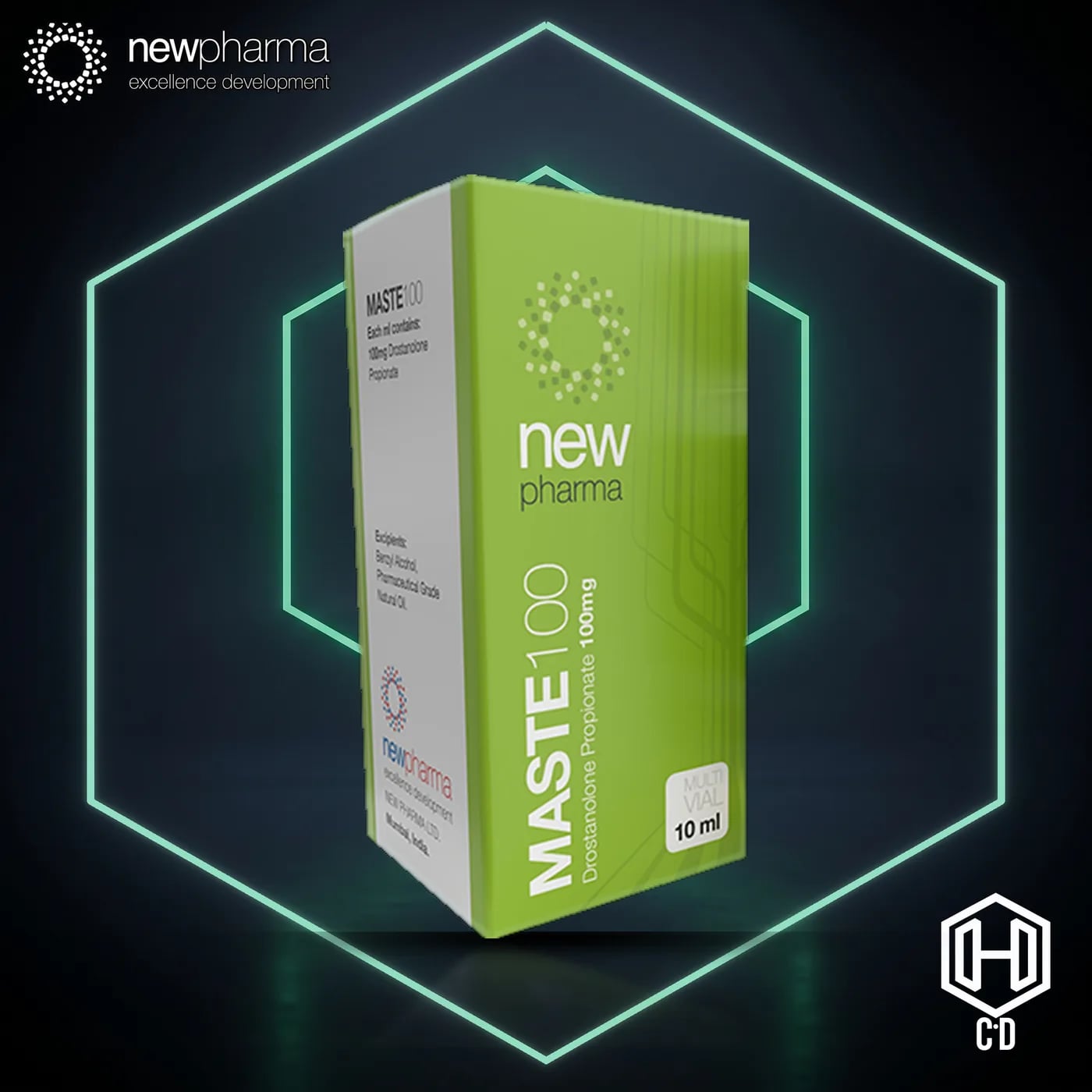 Masteron New Pharma — vista frontal