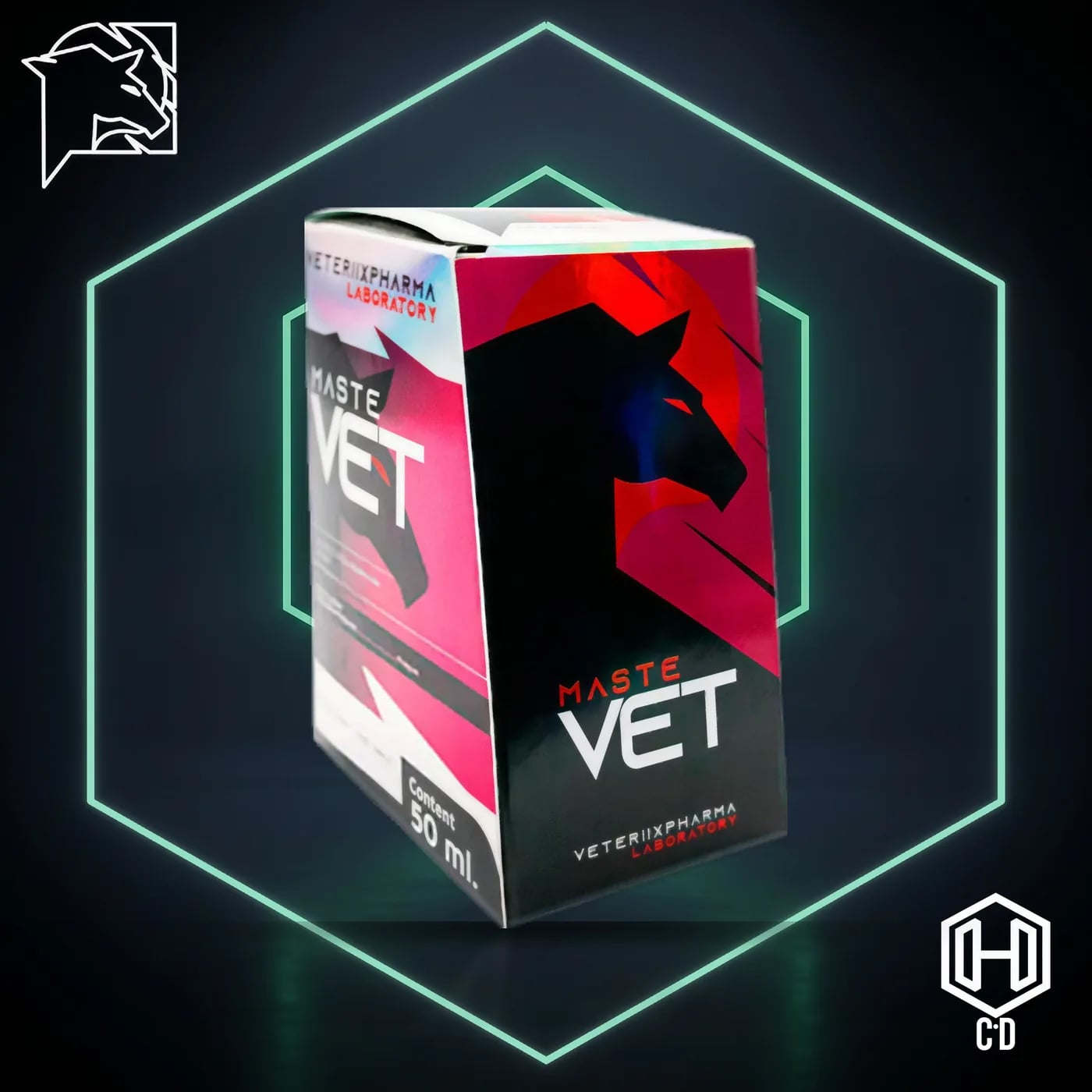 Masteron Veterix Pharma — vista frontal