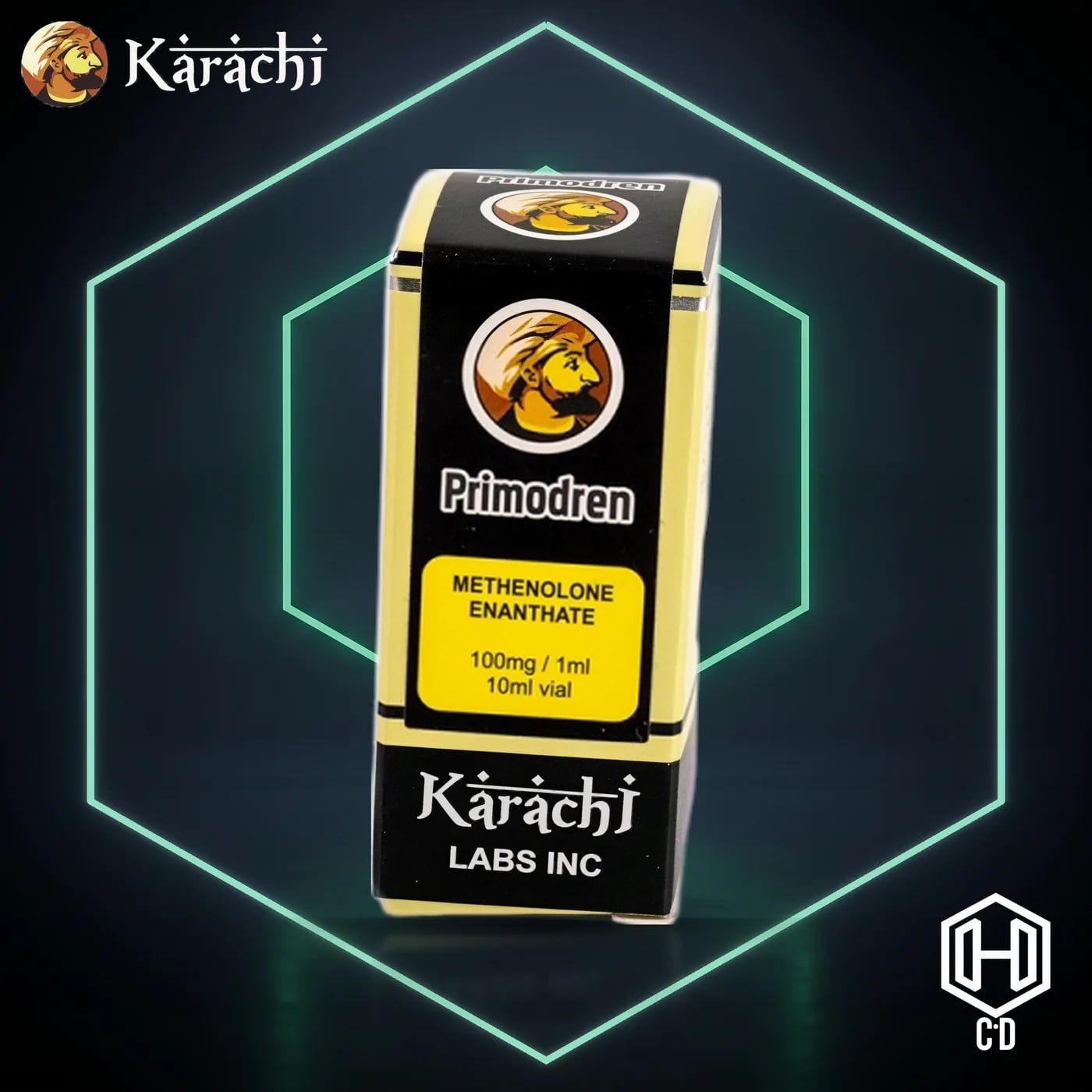 Primobolan Karachi Labs — vista frontal