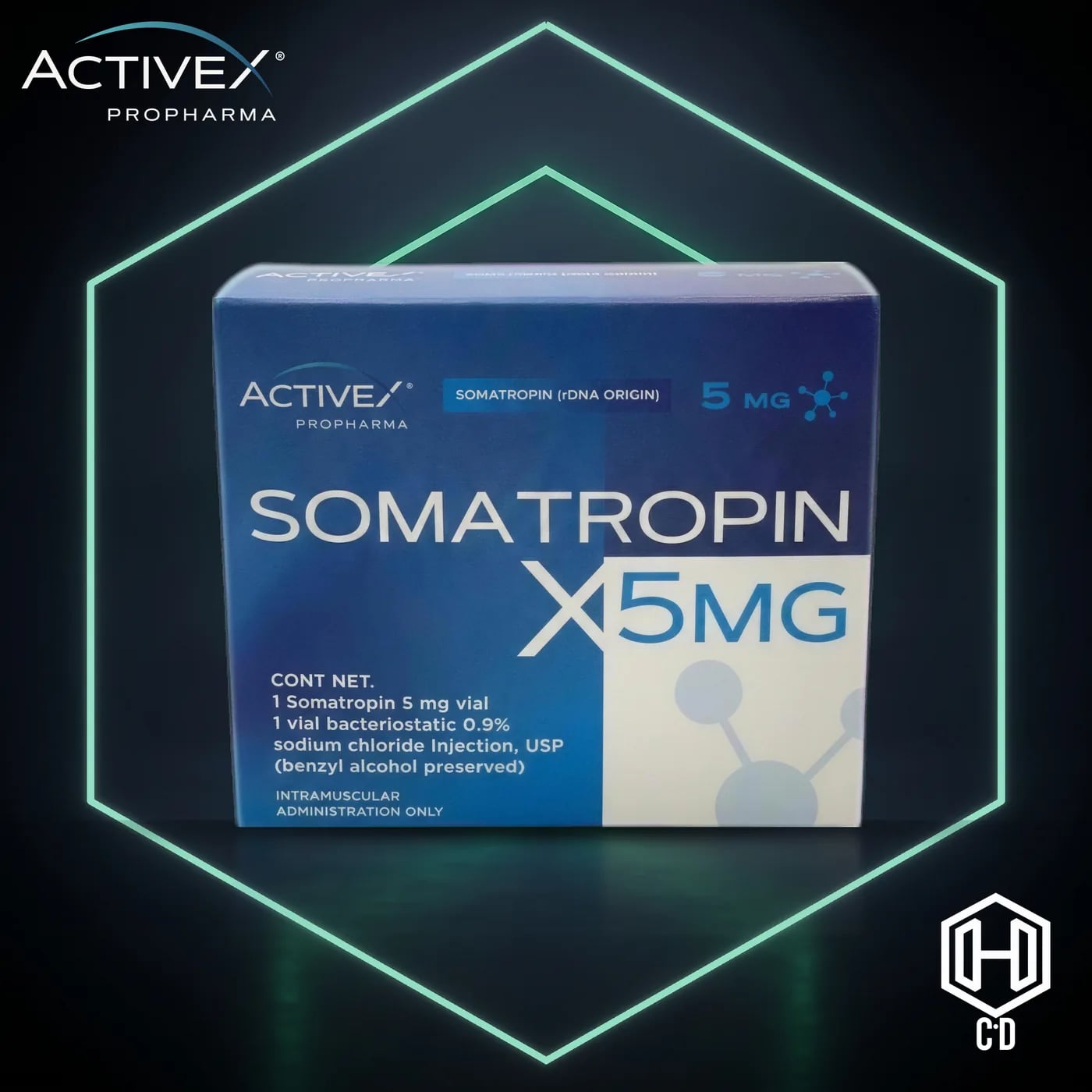 Somatrox 15 IU Activex Propharma — vista frontal