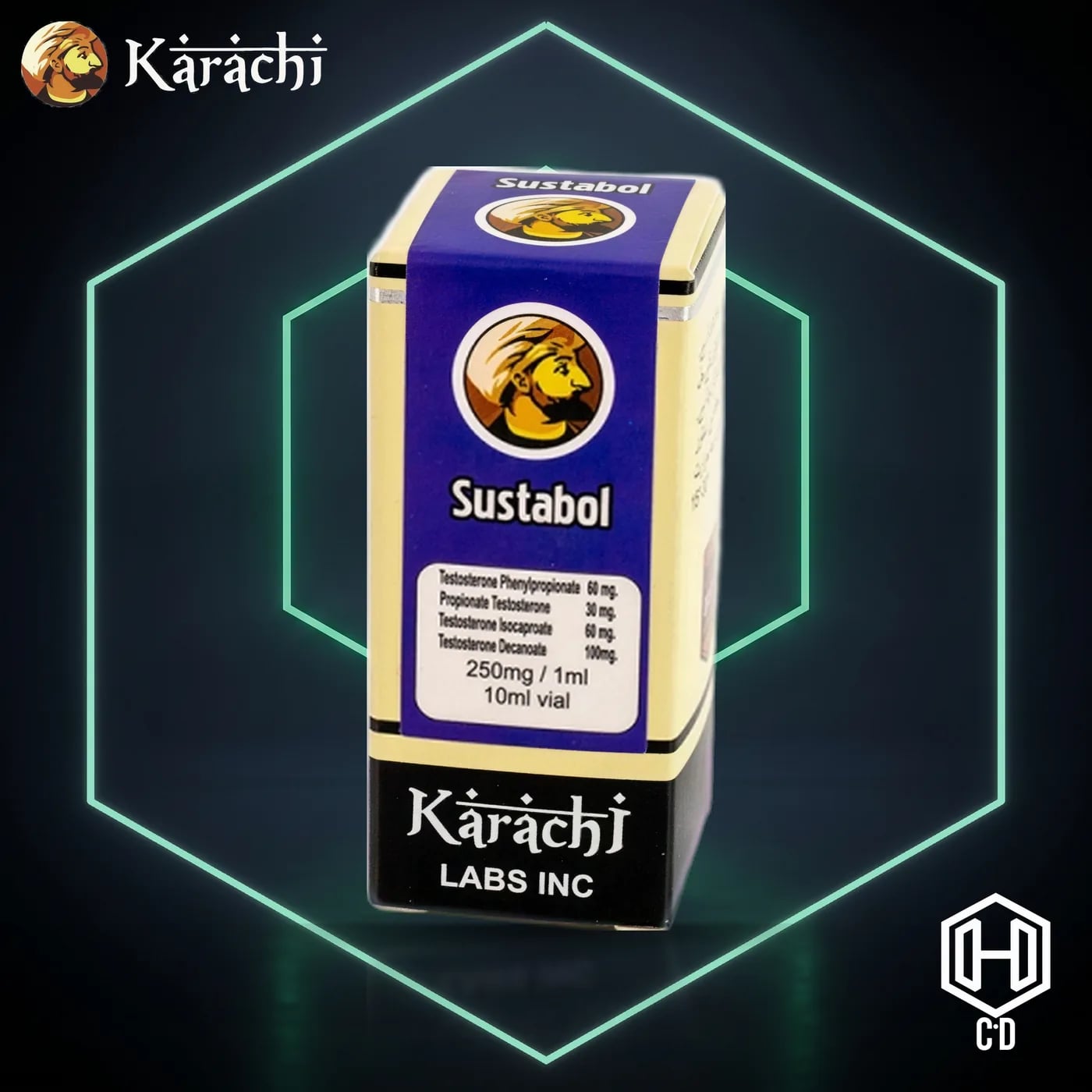 Sostenon Karachi Labs — vista frontal