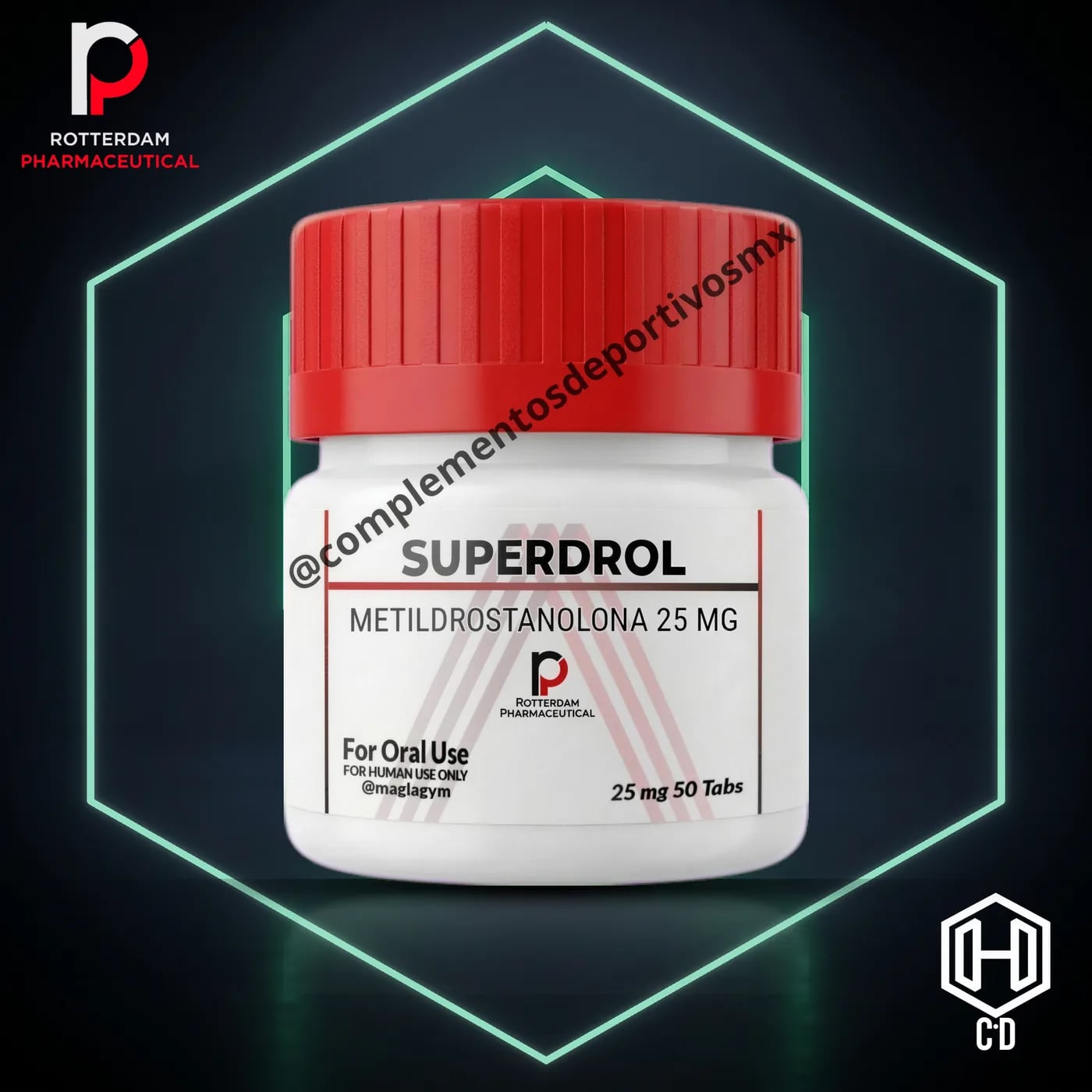 Super Droll Rotterdam Pharma — vista frontal