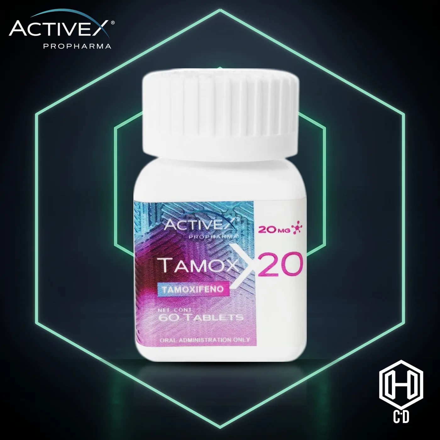 Tamoxifeno Activex — vista frontal