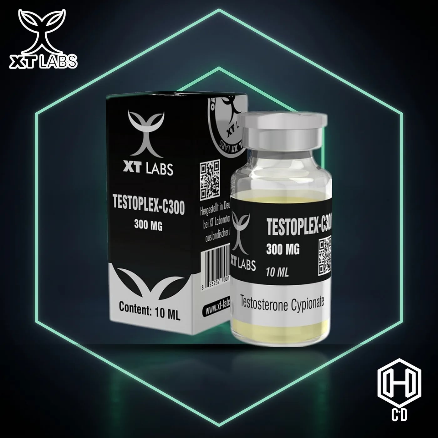 Testosterona Cipionato XT Labs — vista frontal