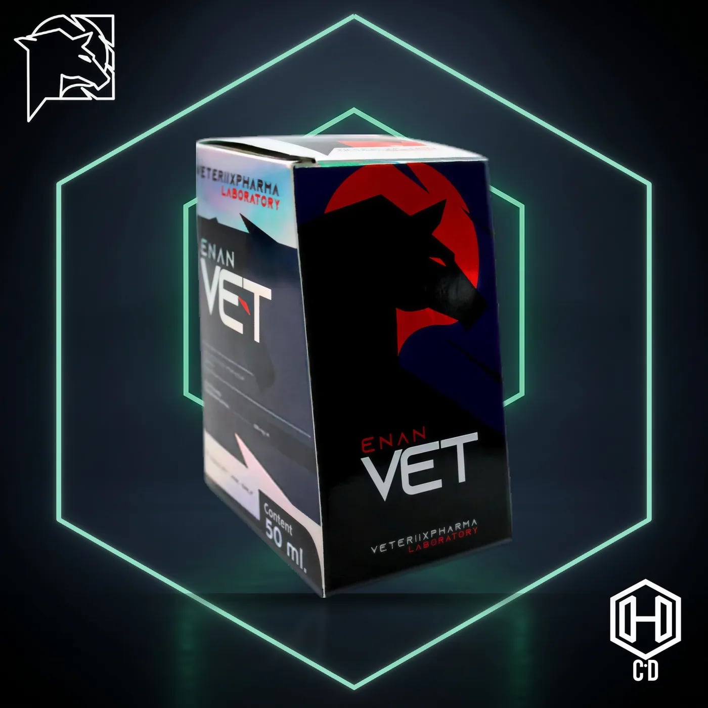 Testosterona Enantato Veterix Pharma — vista frontal