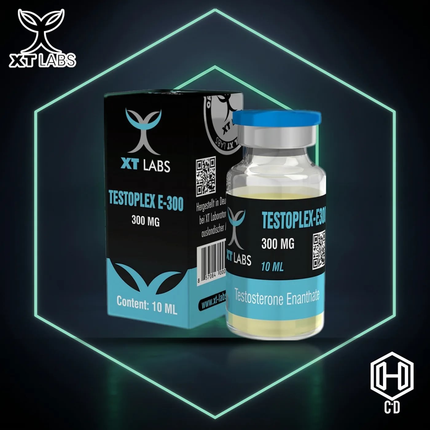 Testosterona Enantato XT Labs — vista frontal