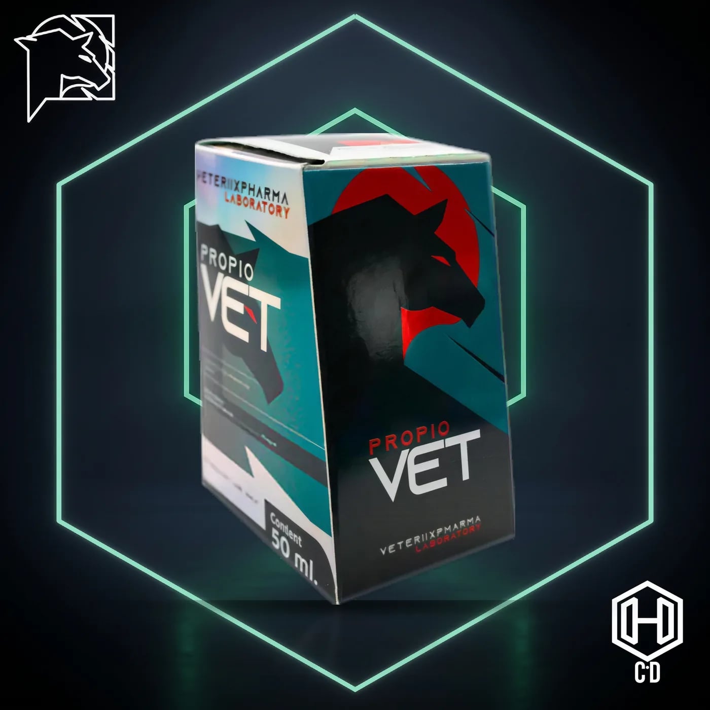 Testosterona Propionato Veterix Pharma — vista frontal