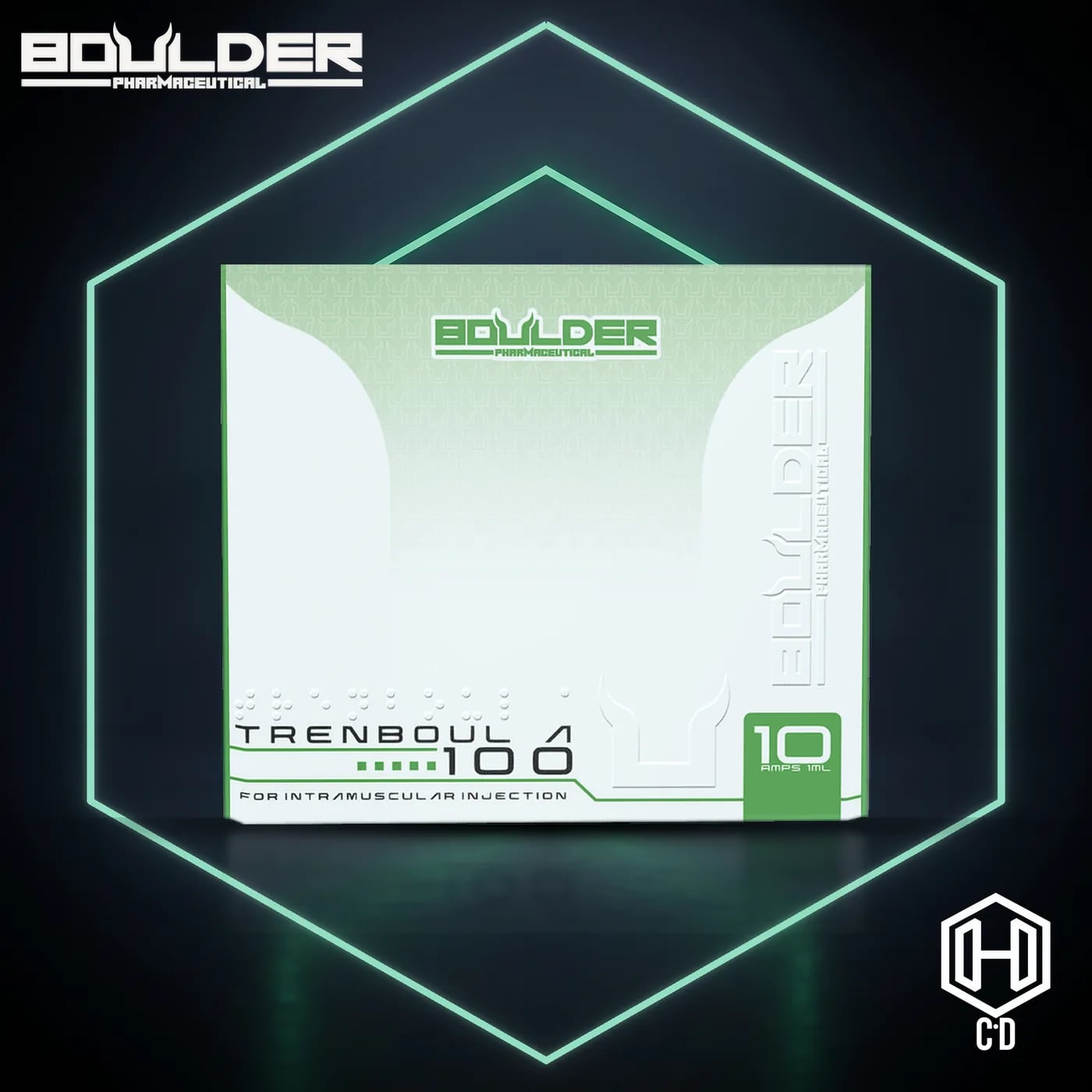 Trembolona Acetato Boulder Pharma — vista frontal