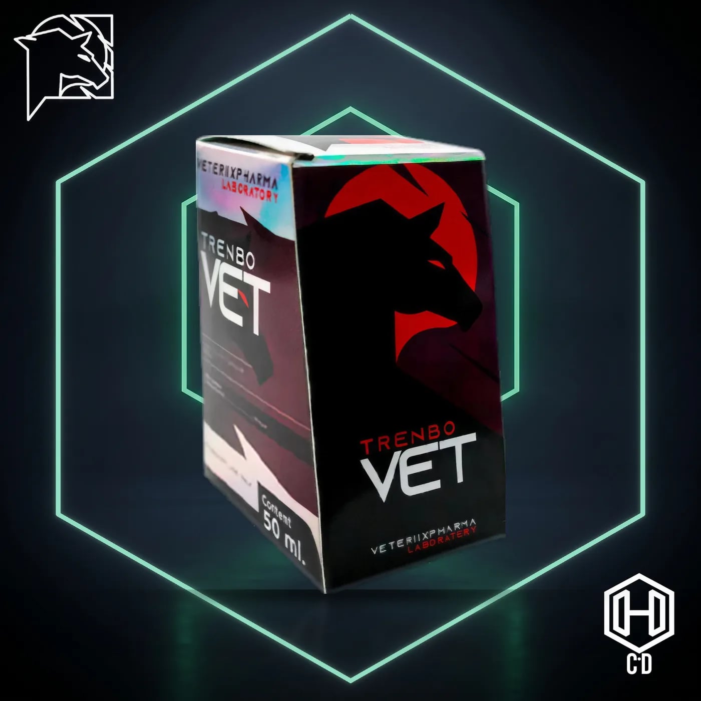 Trembolona Acetato Veterix Pharma — vista frontal