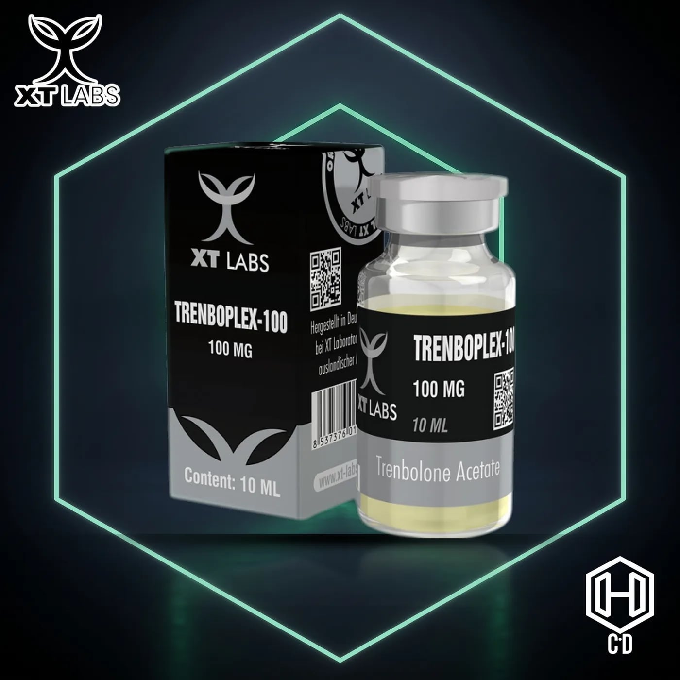 Trembolona Acetato XT Labs — vista frontal