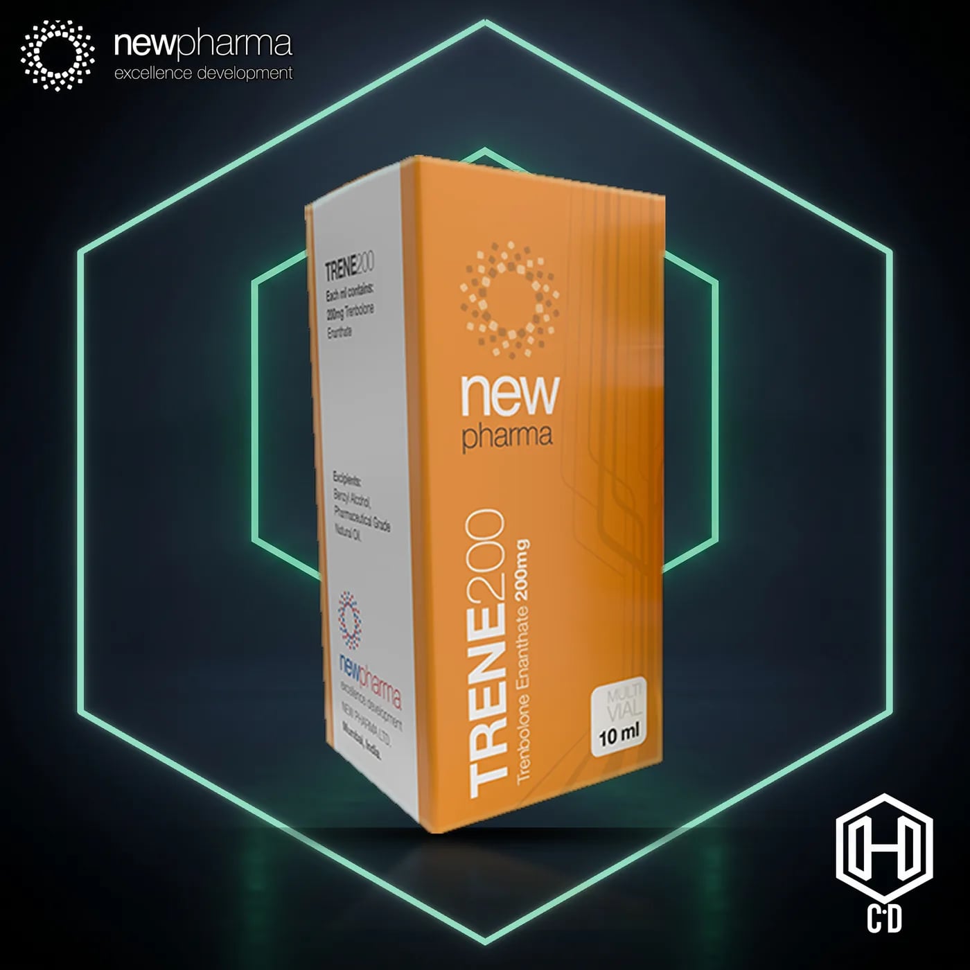 Trembolona Enantato New Pharma — vista frontal