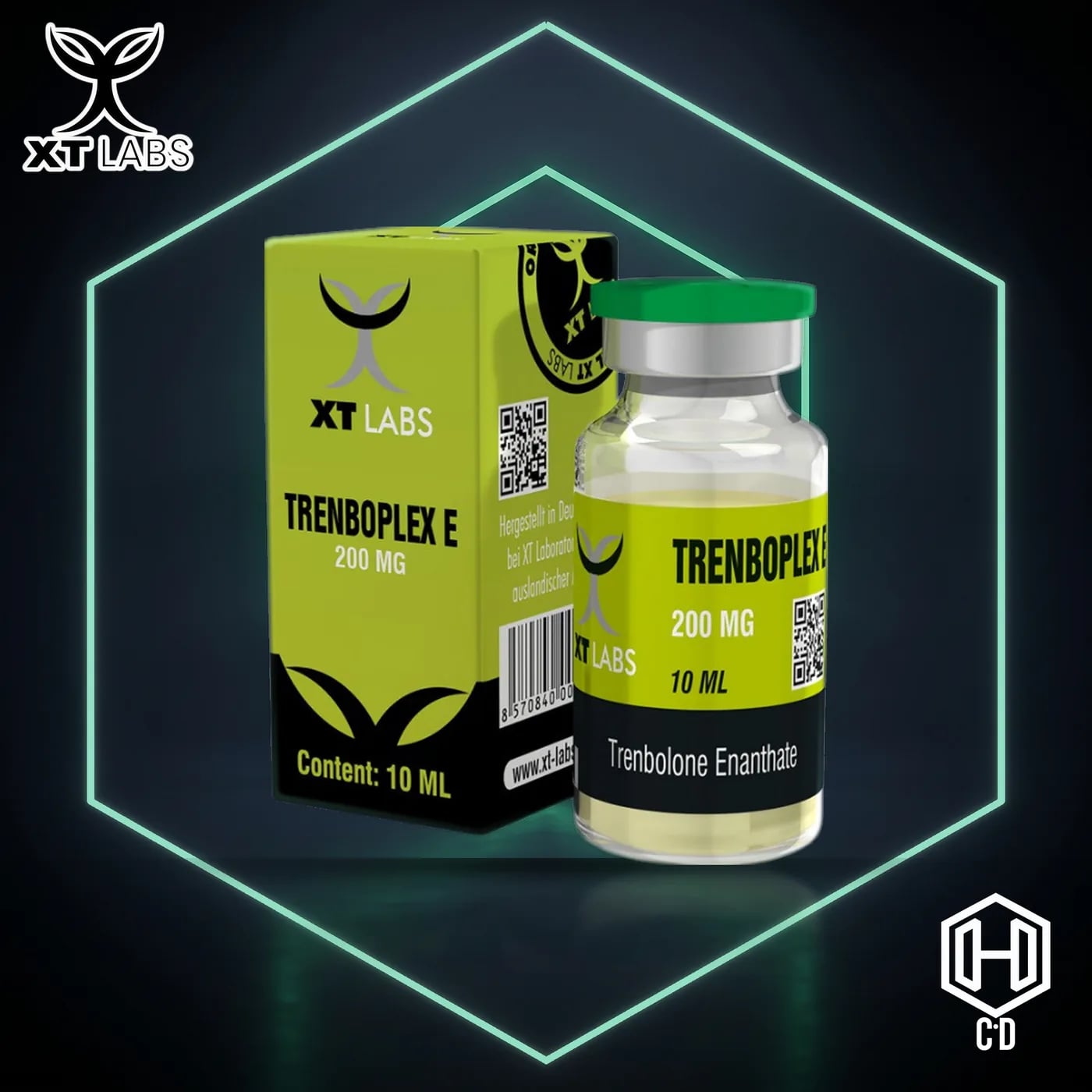 Trembolona Enantato XT Labs — vista frontal
