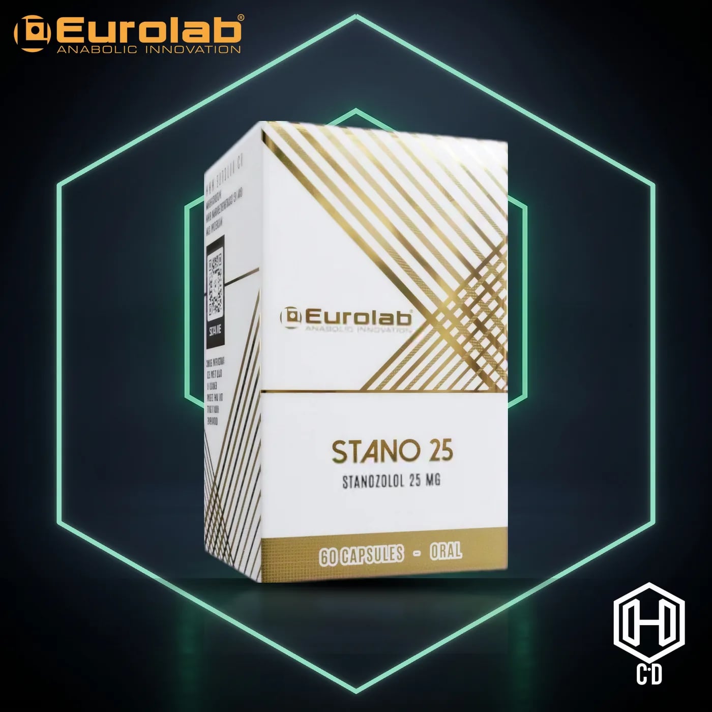Winstrol Oral Euro Labs — vista frontal