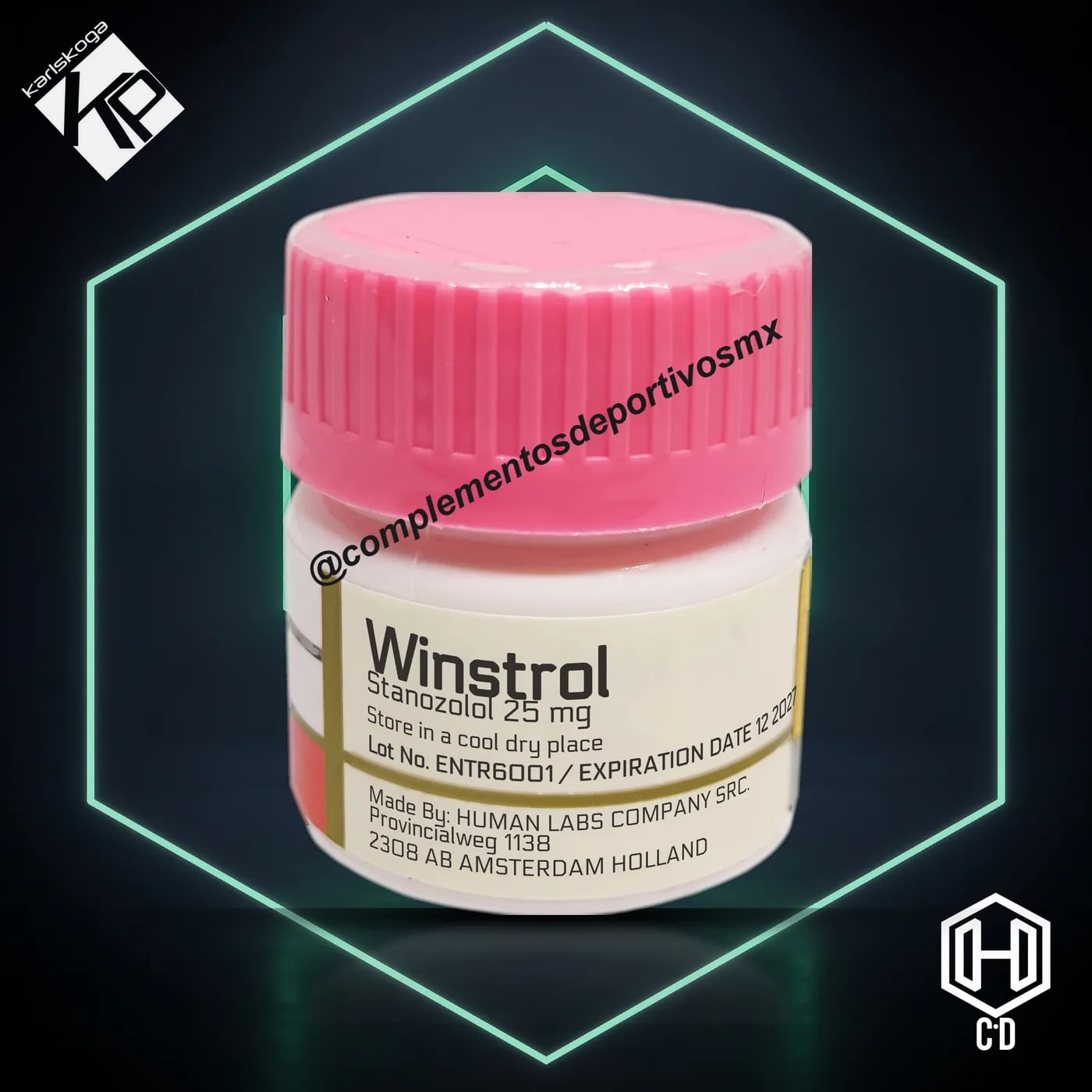 Winstrol Oral Karlskoga Pharma — vista frontal