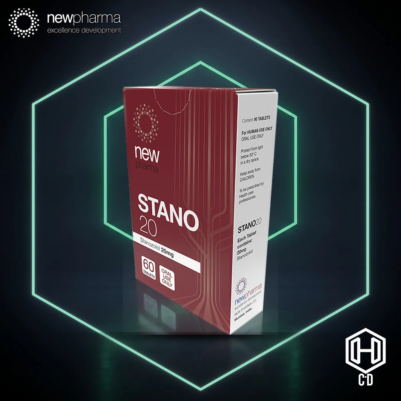 Winstrol Oral New Pharma — vista frontal