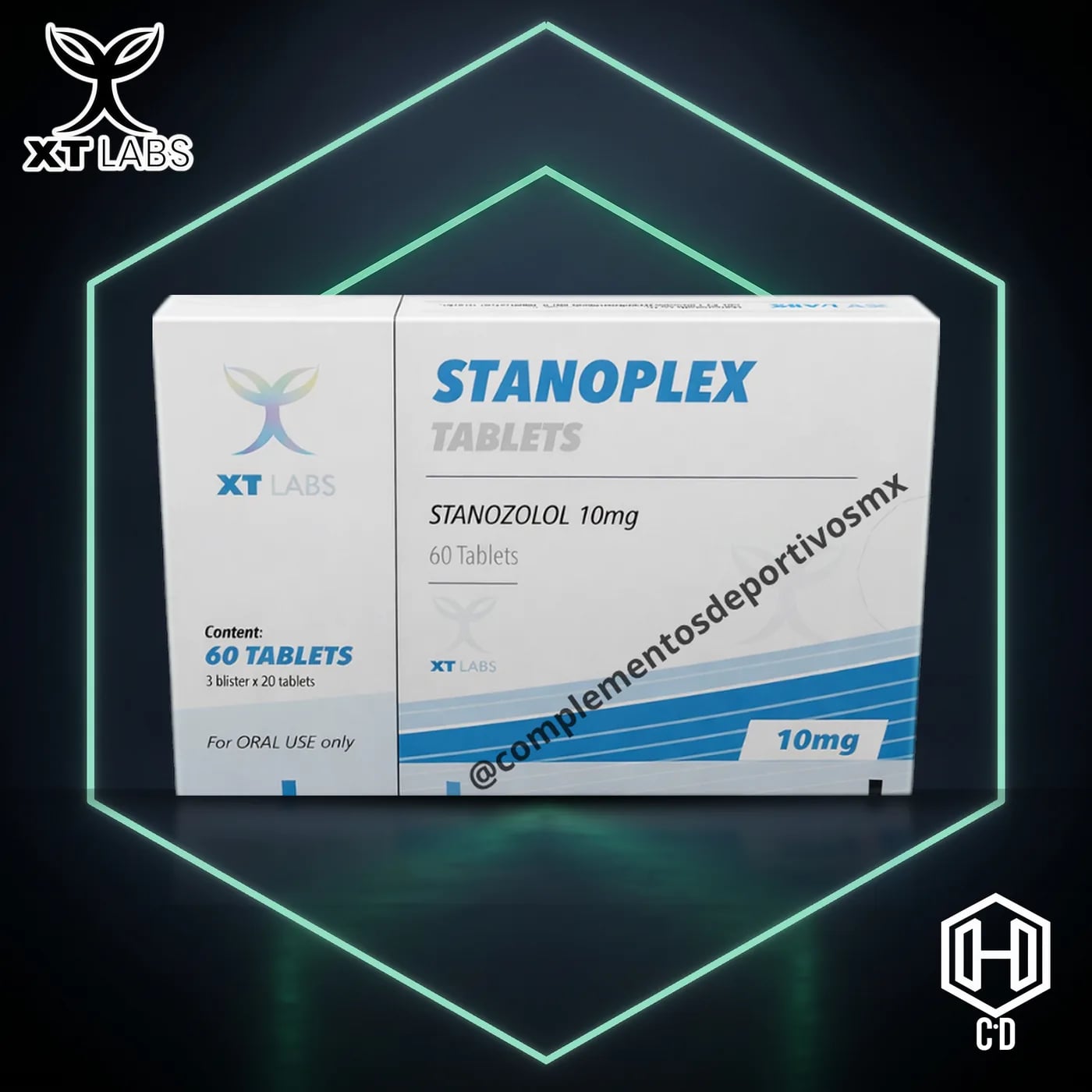 Winstrol Oral XT Labs — vista frontal